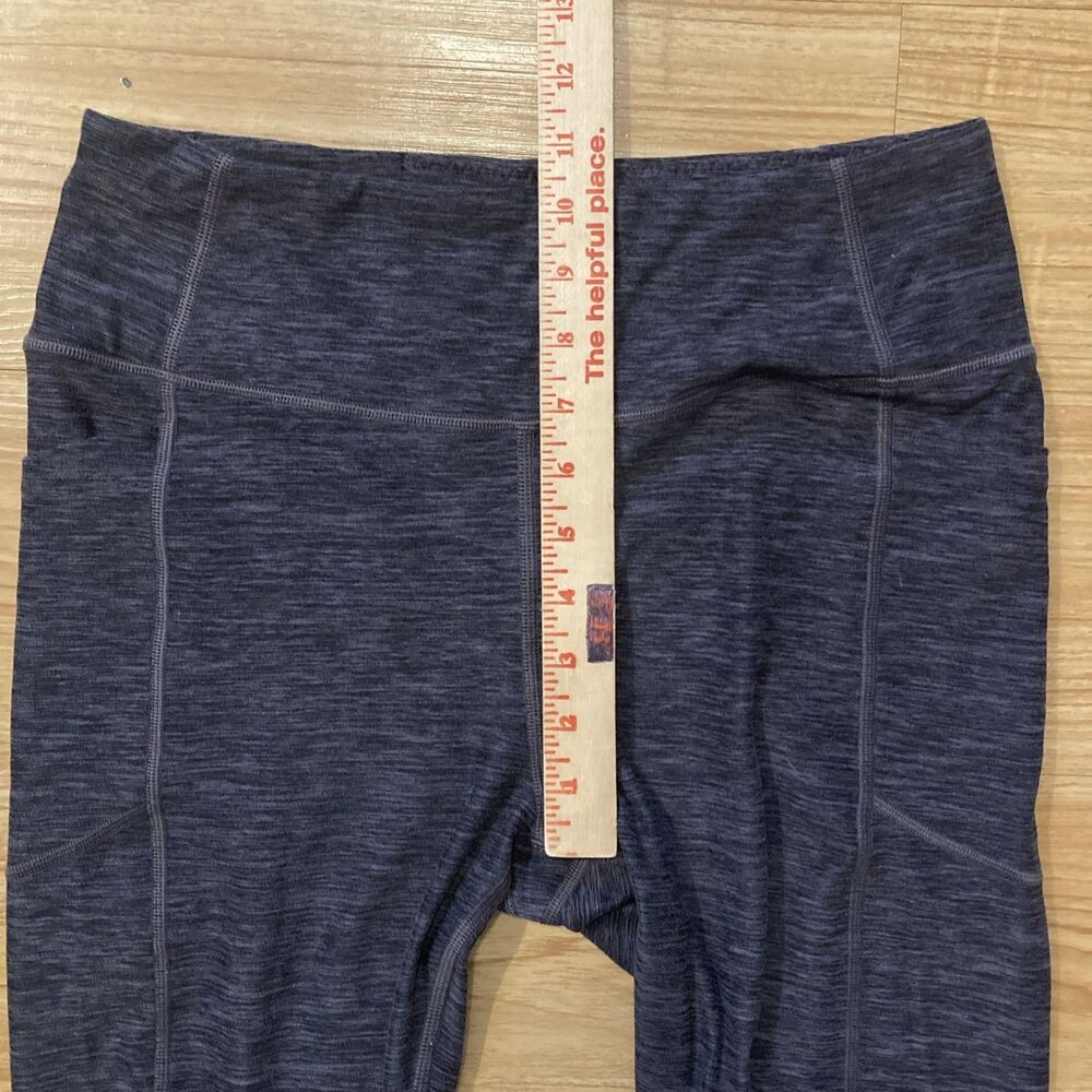 Victorias Secret Womens 12 Gray Space Dye High Rise Pocket Sport Leggings Sporty - Picture 6 of 7